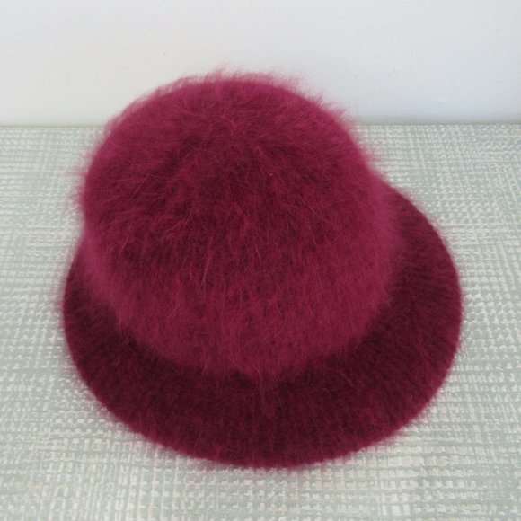VTG Hudson's Hat Women’s Angora Wool Hat, Very Warm Sz S/M 21.5" Circumference - Picture 4 of 10